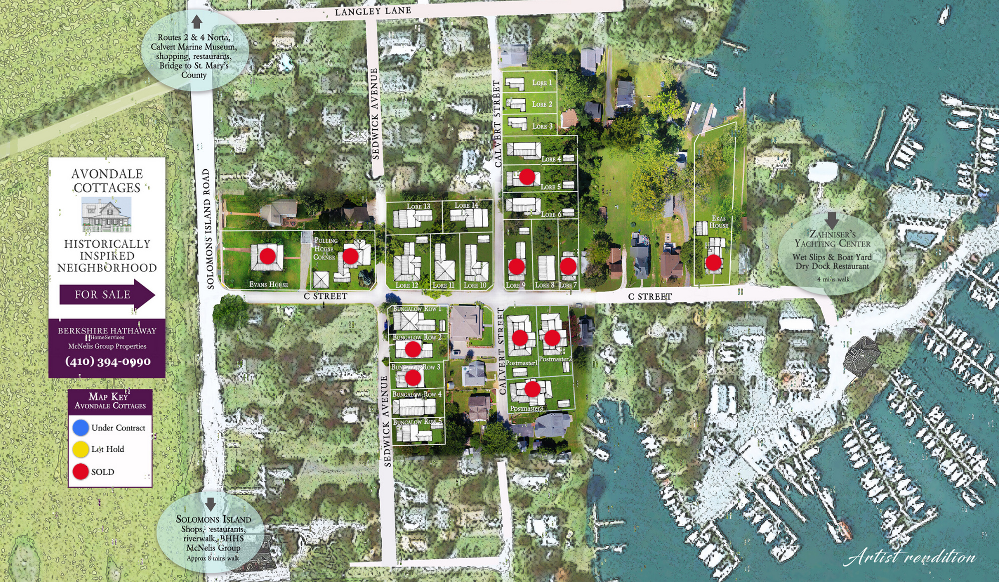 Interactive Map Avondale Cottages